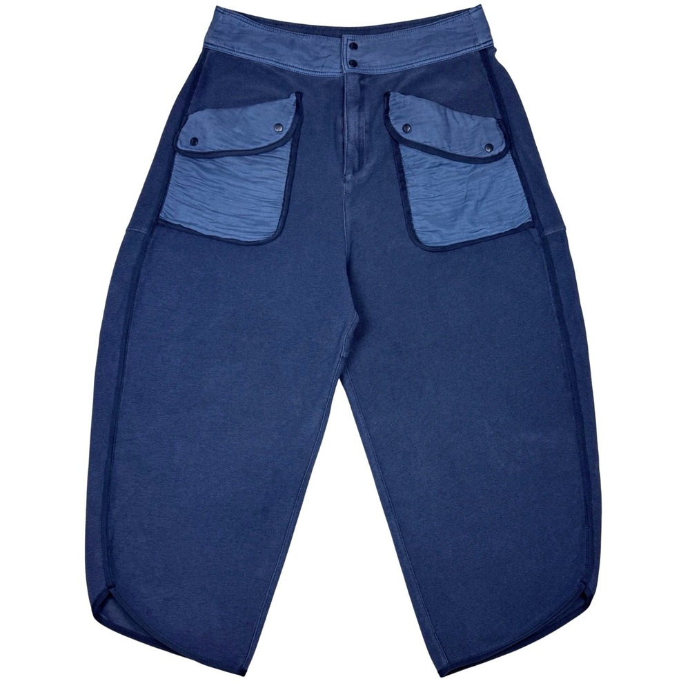 FP Movement Free People Timko Pants XL Blue Cropped Utility Athleisure Boho Chic